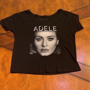 Adele Black Graphic Women's Tee